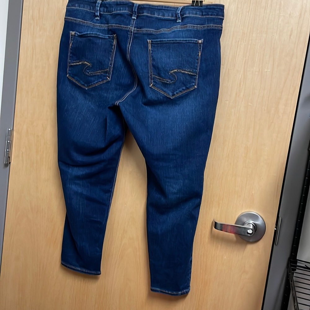 Silver skinny Jean